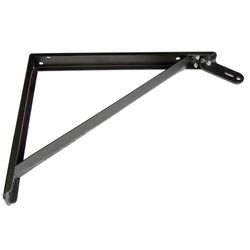Pinnacle Schaefer Black Wall Fan Mount Bracket 19 in. L