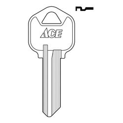 Ace House Key Blank Single For Kwikset Locks