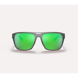 Native Mammoth Sunglasses Unisex Matte Smoke Crystal Frame Green Lens Polarized Blue Light Blocking