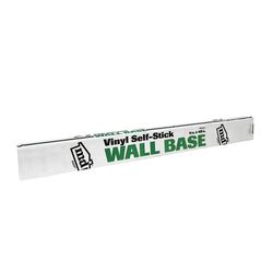 M-D Building Products 4 in. H X 0.08 in. W X 48 in. L Self-Stick Black Vinyl Wall Base