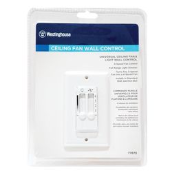 Westinghouse 1.25 amps Slide Fan Control White 1 pk