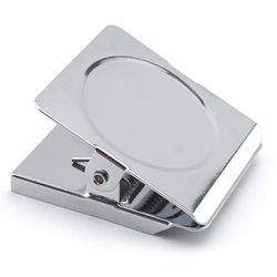 Magnet Source 1.75 in. L X 1.75 in. W Silver Magnetic Clips 9 lb. pull 2 pc