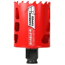 Diablo Snap-Lock Plus 2-1/8 in. Carbide Tipped 2-3/8 in. L X 3/8 in. D Hole Saw