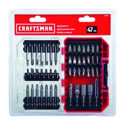 CRAFTSMAN Assorted Screwdriver Bit Set Steel 47 pc