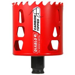 Diablo Snap-Lock Plus 2-5/8 in. Carbide Tipped 2-3/8 in. L X 3/8 in. D Hole Saw