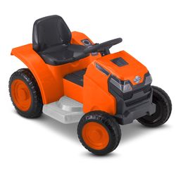 Kid Trax Mow & Go Lawn Mower Toy Orange
