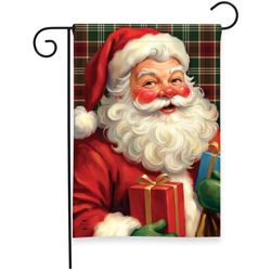 Briarwood Lane Classic Santa Garden Flag