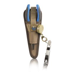 CLC 1 pocket Fabric Plier Holder 3.25 in. L X 9.5 in. H Green