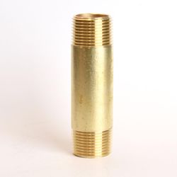 ATC 3/4 in. MPT X 3/4 in. D MPT Yellow Brass Nipple 3-1/2 in. L