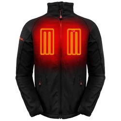 ActionHeat XXXL Long Sleeve Unisex Hooded Heated Hoodie Black