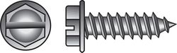 HILLMAN No. 14 Ga. X 3/4 in. L Slotted Hex Washer Head Sheet Metal Screws 100 pk