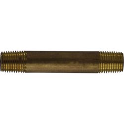 Anderson Metals 1/4 in. MPT in. X 1/4 in. D MPT Red Brass Nipple 2 in. L