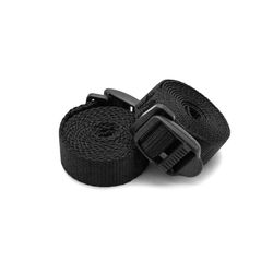 Coghlan's Black Sleeping Bag Strap 0.75 in. W X 48 in. L 2 pk