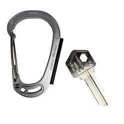 Outdoor Element Silver Carabiner 2.7 in. H X 1.75 in. W X 0.4 in. L 1 each