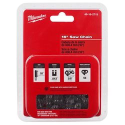 Milwaukee 49-16-2715 16 in. Chainsaw Chain 56 links