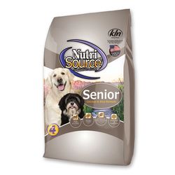 NutriSource Senior Chicken and Rice Cubes Dog Food 26 lb