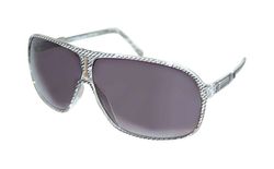 Piranha Retro Sunglasses Women's Silver Frame Gray Lens