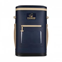 Yukon Outfitters Navy/Tan 30 cans Backpack Cooler