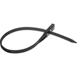 Bell Sports Quick Zip 1/8 in. W X 20 in. L Steel Combination Dial Lock
