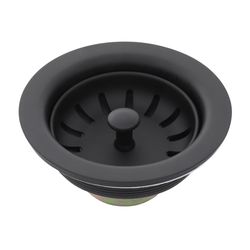 Danco 3-1/2 in. D Matte Brass Basket Strainer Assembly Black