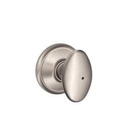 Schlage F Series Siena Satin Nickel Privacy Knob