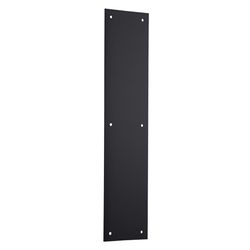 Brinks Commercial 15 in. L Matte Black Aluminum Push Plate
