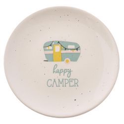 Karma Reese 3.75 in. H X 3 in. L Multicolored Ceramic Trinket Tray