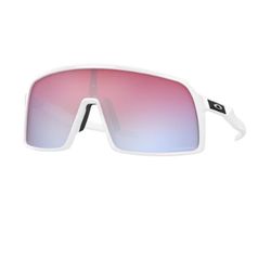 Oakley Sutro Sunglasses Unisex White Frame Pink/Blue Lens