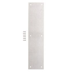 Brinks Commercial 15 in. L Stainless Steel Push Plate