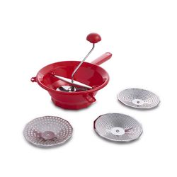 Fante's Red Plastic/Stainless Steel Food Mill