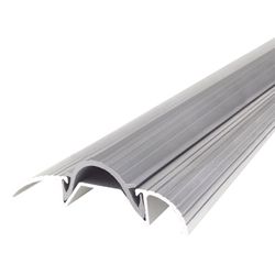 M-D Building Products 0.75 in. H X 3 in. W X 36 in. L Aluminum/Vinyl Low Threshold Silver