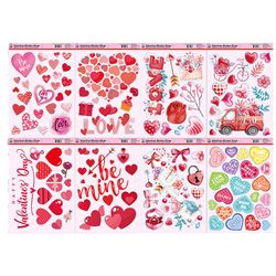 Chef Craft Valentines Window Clings 1 each