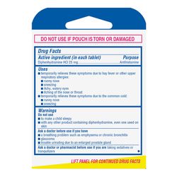 Benadryl Allergy Allergy Sinus Relief 6 ct 1 pk
