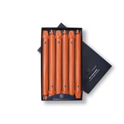 Colonial Candle Pumpkin Unscented Scent Classic Taper Candle