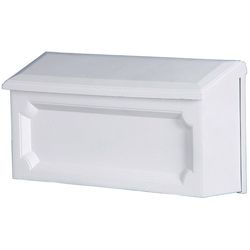 Architectural Mailboxes Windsor Classic Plastic Wall Mount White Mailbox