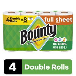 Bounty Paper Towels 50 sheet 2 ply 4 pk