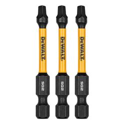 DeWalt FlexTorq Square #2 X 2.25 in. L Drill and Driver Bit Set Steel 3 pc