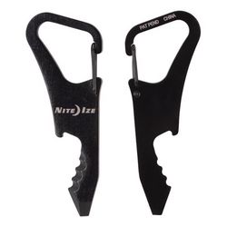 Nite Ize DoohicKey ClipKey Stainless Steel Black DoohicKey Multi Key Tool