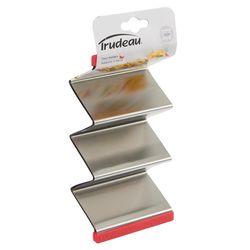 Trudeau Silver Stainless Steel Taco Holder
