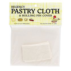 Harold Import Regency 20 in. L Cotton Pastry Cloth and Rolling Pin Cover White
