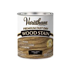 Varathane Semi-Transparent Golden Oak Oil-Based Urethane Modified Alkyd Fast Dry Wood Stain 1 qt