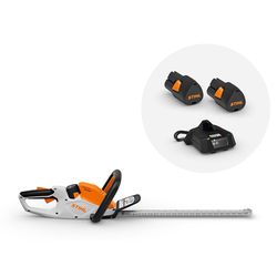 STIHL HSA 40 w/ AL 1, and (2) AS 2 20 in. 10.8 V Battery Hedge Trimmer Kit (Battery & Charger)