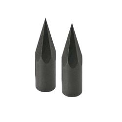 Muzzy Black Steel Arrows & Components 1 in.