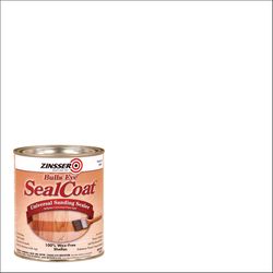 Zinsser Bulls Eye SealCoat Flat/Matte Clear Semi-Transparent Universal Sanding Sealer 1 qt
