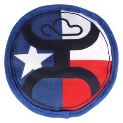 Hooey For Dog Jute Texas Flag Dog Toy 1 pk