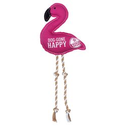 Pavilion We People For Dog Pink Cotton Flamingo Squeak Dog Toy 14.75 1 pk