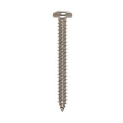 HILLMAN No. 12 Ga. X 2 in. L Phillips Pan Head Sheet Metal Screws 100 pk