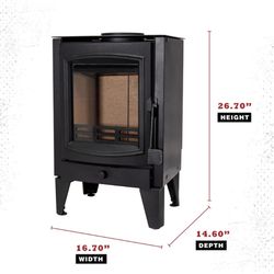 Cleveland Iron Works St. Claire EPA Certified 750 sq ft Wood Burning Stove