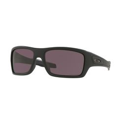 Oakley SI Turbine Sunglasses Unisex Matte Black Frame Gray Lens