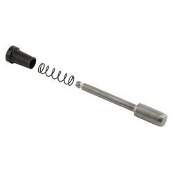 Prime-Line Mill Black Cast Metal Plunger Latch 6 pk